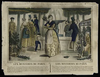 Vayron ; Agustoni élément d'ensemble LES MYSTERES DE PARIS N° 1 Paris 1835-1845 1943.16.349  Photo