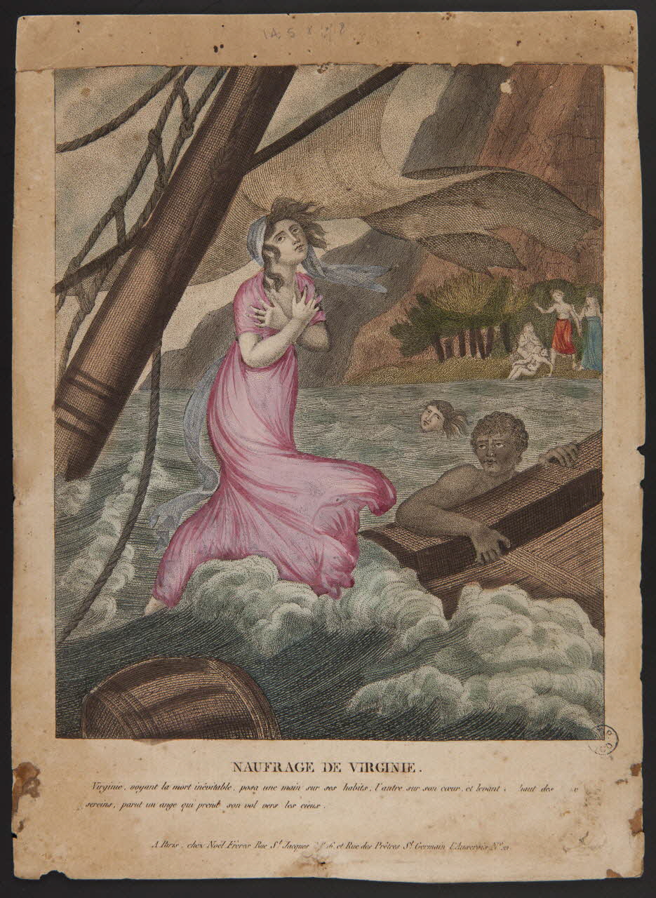 Noël frères partie d'ensemble NAUFRAGE DE VIRGINIE Paris 1806-1814 1943.16.36 Photo
