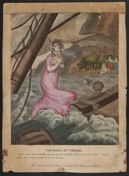 Noël frères partie d'ensemble NAUFRAGE DE VIRGINIE Paris 1806-1814 1943.16.36 Photo