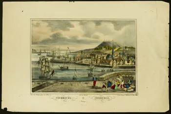 Gosselin ; Maesani ; Forgues estampe CHERBOURG. Marseille 1843 1943.16.366 Photo
