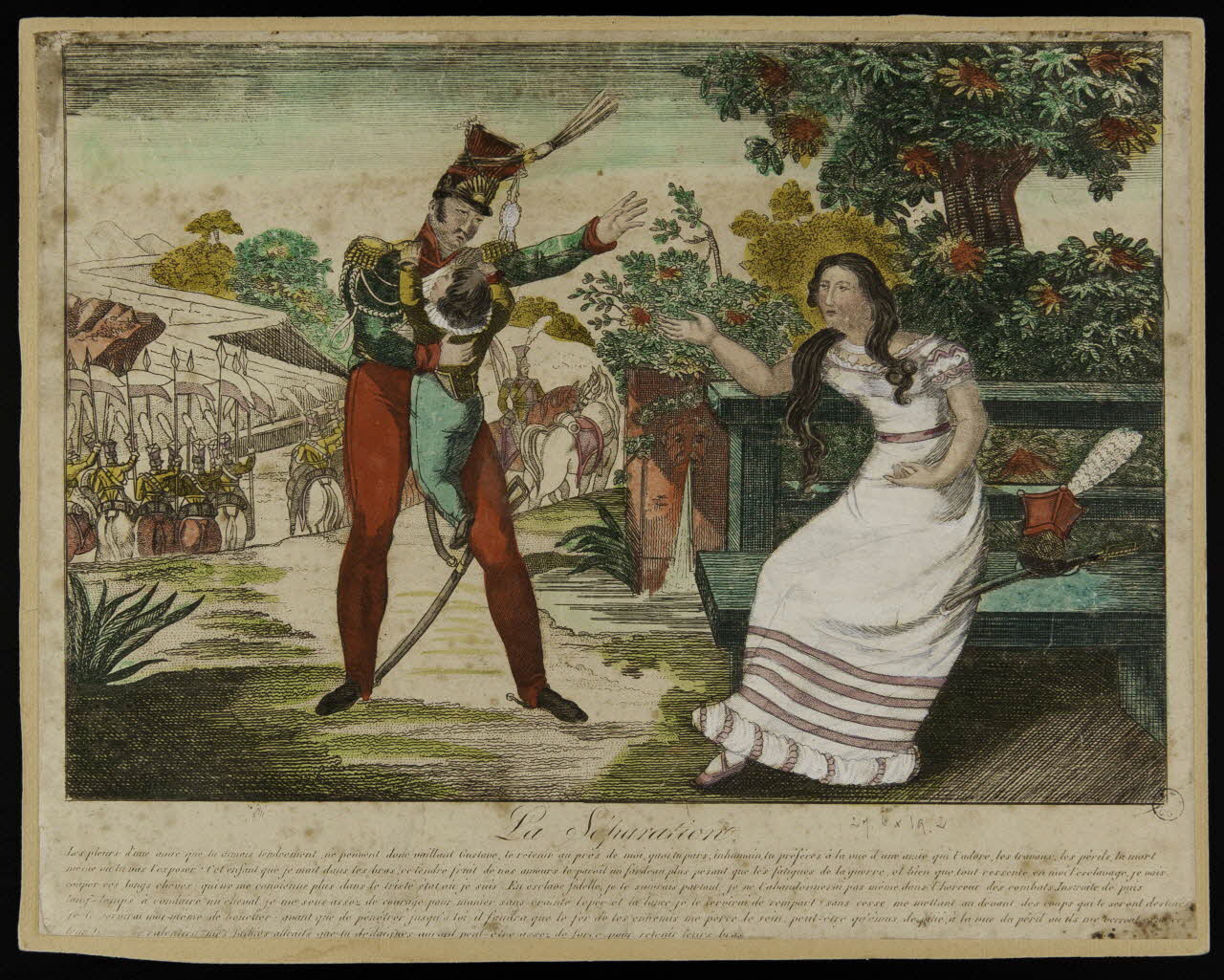 partie d'ensemble La Séparation. Paris 1820-1830 1943.16.59 Photo