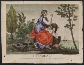 Noël frères estampe L'ESPERANCE Paris 1815-1825 1943.16.73 Photo
