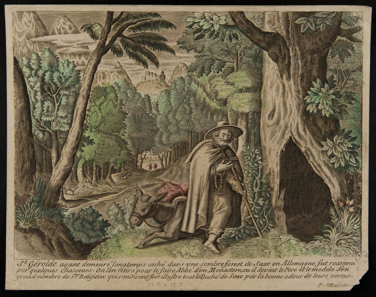 Pierre Ier Mariette estampe St Gérolde Paris 1635-1655 1943.16.89 Photo