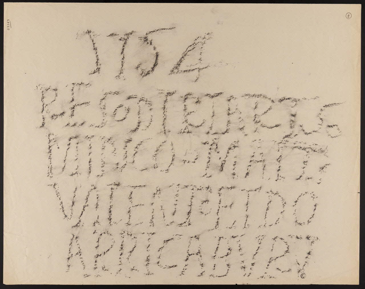 Pierre Séguy dessin Clef de porte plein cintre à Osses Osses 1943 1943.5.2 Photo
