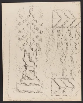 dessin Estampage de linteau, quartier Ghardou, Indiarta à Osses 1943.5.4.1 Photo