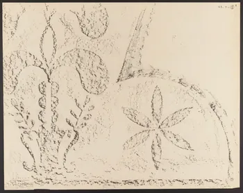dessin Estampage de linteau, Iholdy 1943.5.6.3 Photo