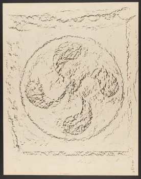 dessin Plaque de cendrier, de la maison Chimundeya à Iholdy 1943.5.7.2 Photo