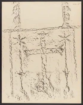 dessin Plaque de cendrier, de la maison Chimundeya à Iholdy 1943.5.7.4 Photo