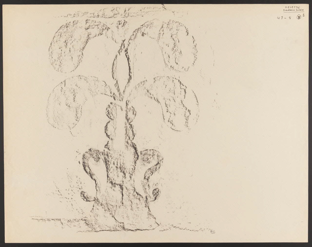 dessin Plaque de cendrier 1943.5.8.2 Photo