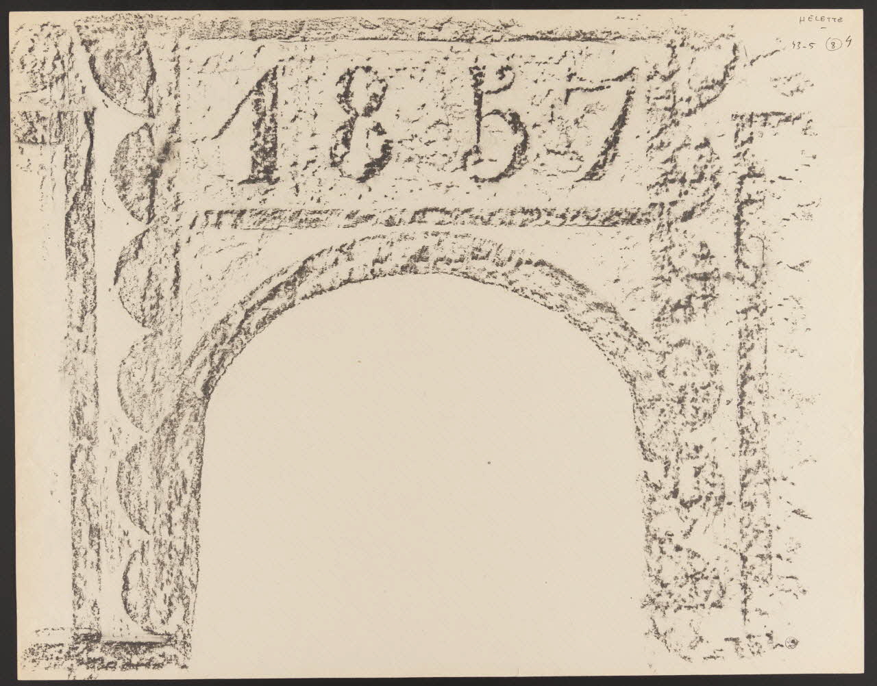 dessin Plaque de cendrier 1943.5.8.4 Photo