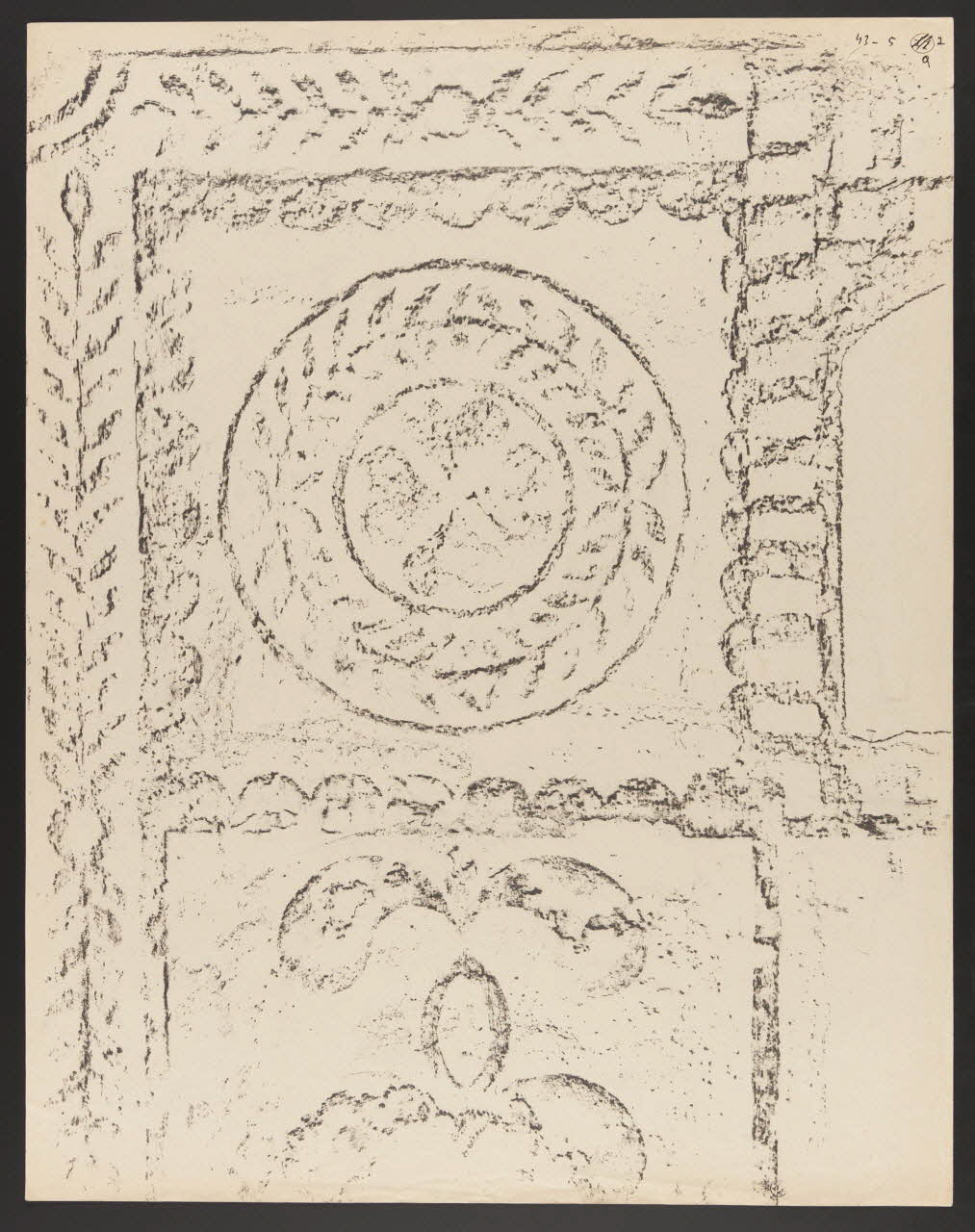 dessin Plaque de cendrier 1943.5.9.1 Photo