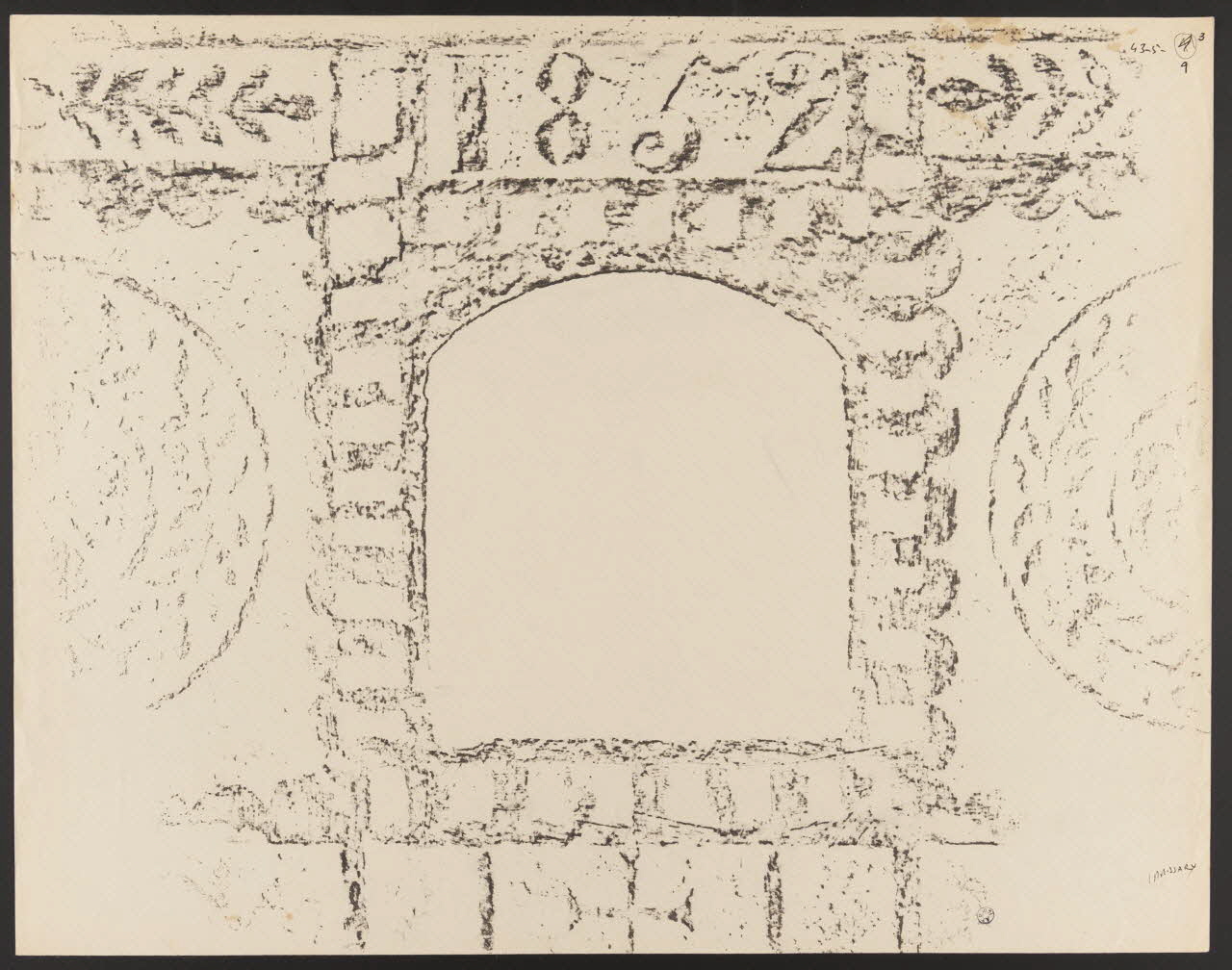 dessin Plaque de cendrier 1943.5.9.3 Photo