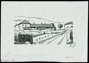 partie d'ensemble Maison de vigneron, Beaujolais 1943.9.15 Photo