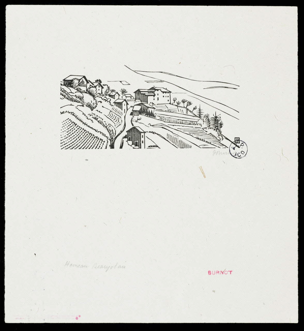 partie d'ensemble Hameau beaujolais 1943.9.17 Photo