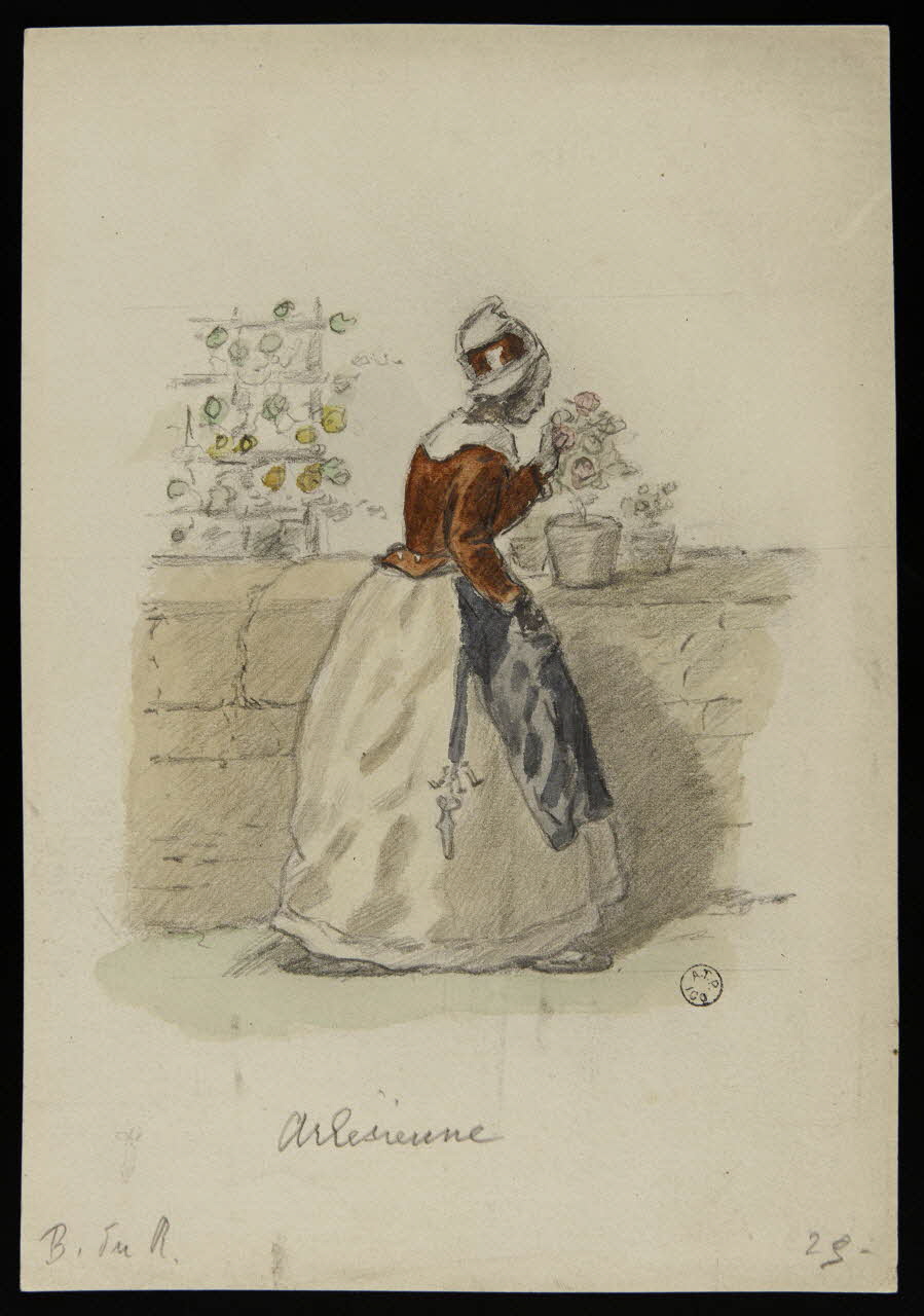 dessin Arlésienne 1944.1.8 Photo