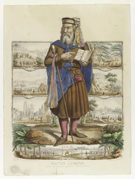 Becquet ; Agricol Perdiguier estampe MAITRE JACQUES  Fondateur des Compagnons du Devoir. (Ami de Soubise.) Paris 1863 1944.10.5 Photo
