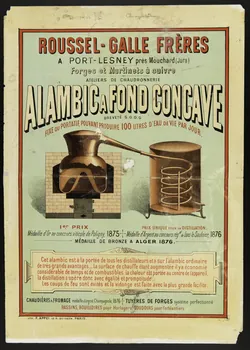 affiche ALAMBIC A FOND CONCAVE 1875 1944.17.1 Photo