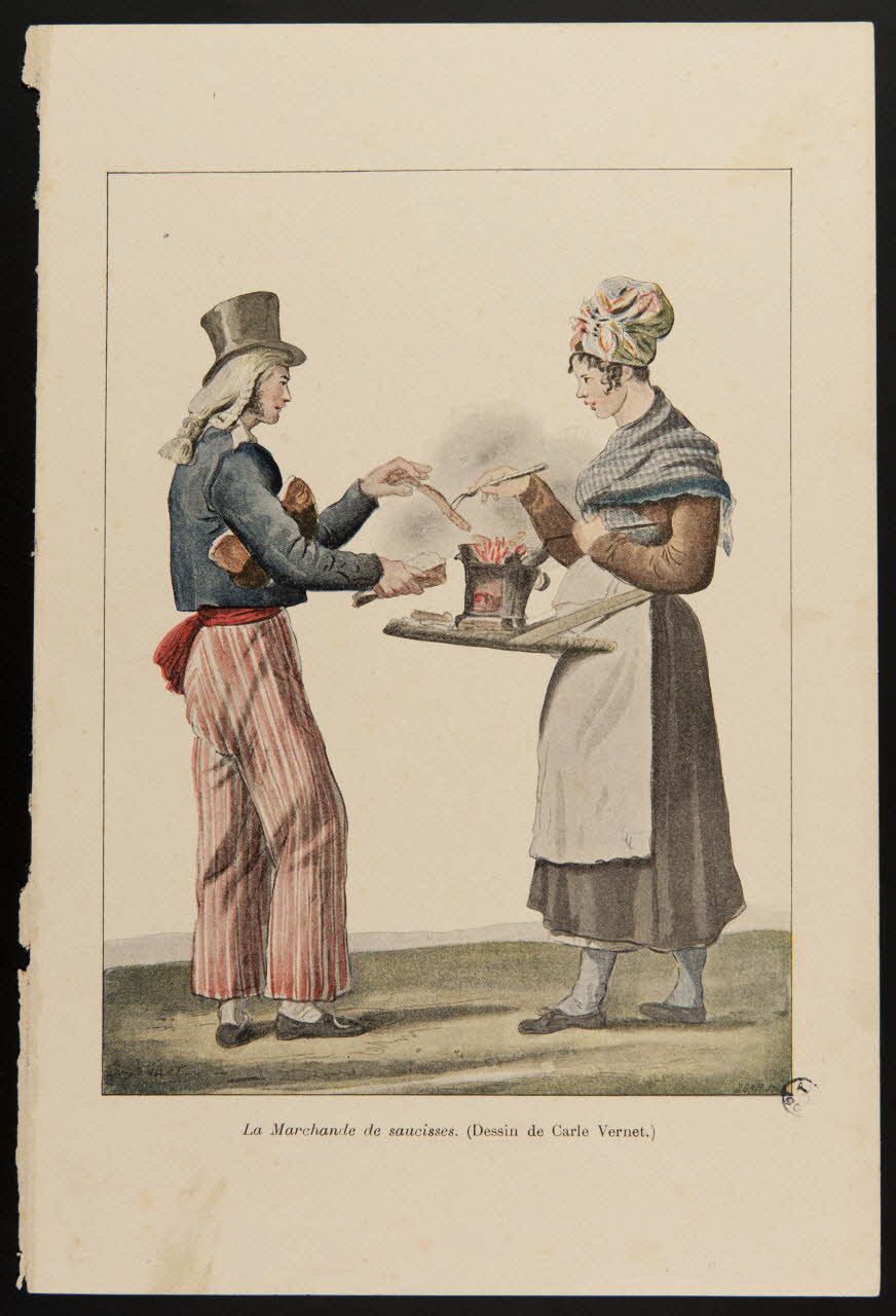 estampe La Marchande de saucisses. 1944.18.3 Photo