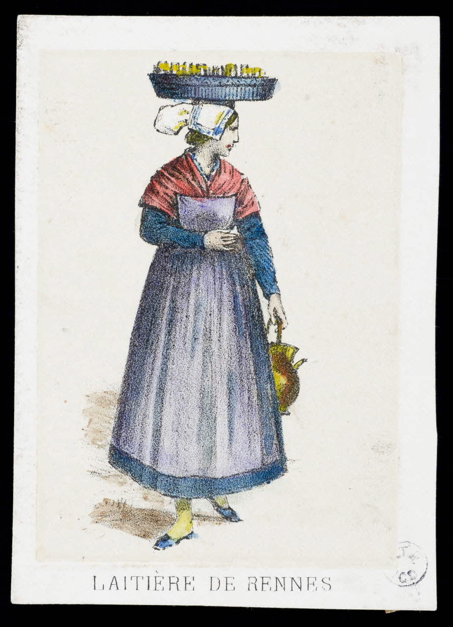 élément d'ensemble LAITIERE DE RENNES 1845-1855 1944.2.1 Photo