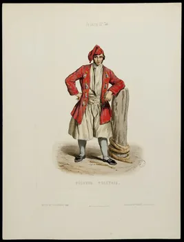 Guerdet Laurent François ; Moine ; Aubert et Cie illustration PECHEUR POLETAIS. Paris 1850-1860 1944.2.102  Photo