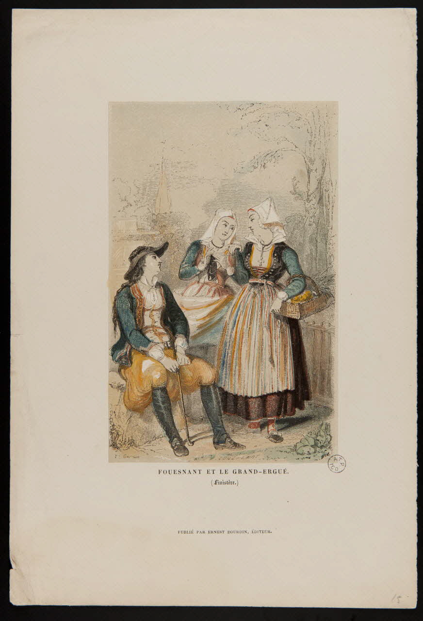 Eugène Guillaumot ; Germain P.S. illustration FOUESNANT ET LE GRAND-ERGUE.  (Finistère.) 1844 1944.2.112 Photo