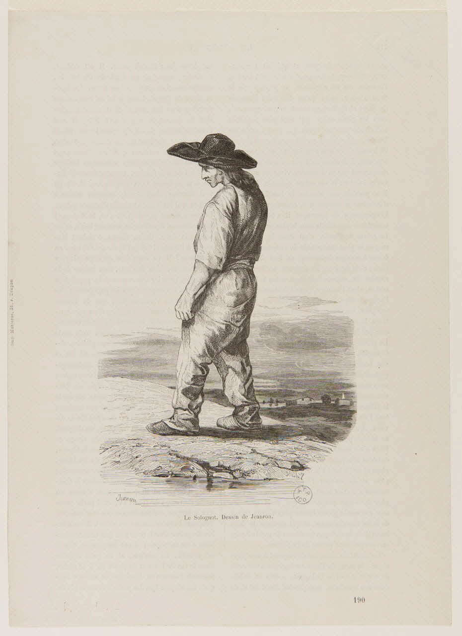 Pierre Verdeil ; Philippe-Auguste Jeanron ; Motteroz illustration Le Solognot. Dessin de Jeanron. Paris 1841 1944.2.113 Photo
