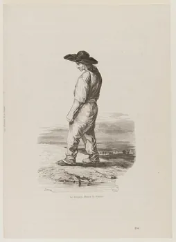 Pierre Verdeil ; Philippe-Auguste Jeanron ; Motteroz illustration Le Solognot. Dessin de Jeanron. Paris 1841 1944.2.113 Photo