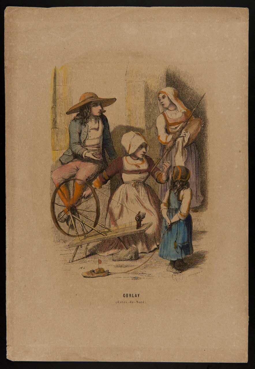Grugnot estampe CORLAY  (Côtes-du-Nord). 1845-1855 1944.2.115 Photo