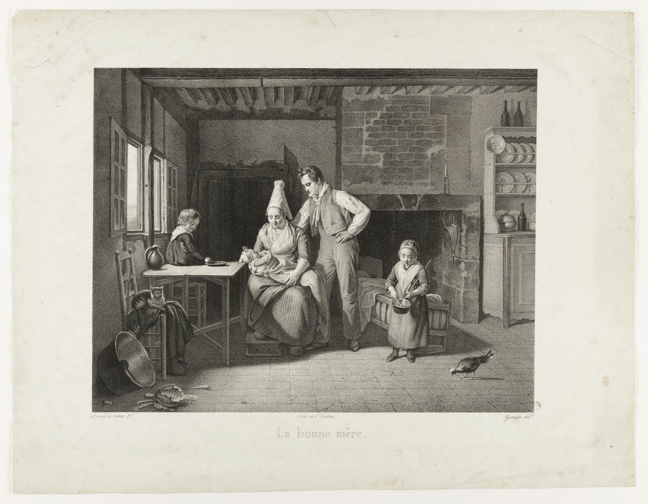 estampe La bonne mère. 1944.2.131 Photo