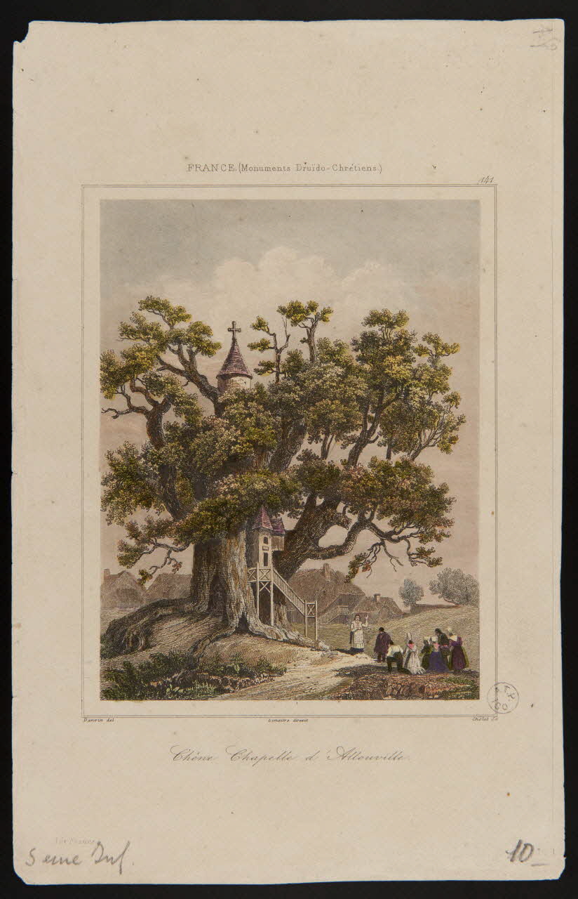Cholet ; Victor Danvin ; Lemaitre illustration Chène Chapelle d'Allouville 1825-1835 1944.2.142 Photo