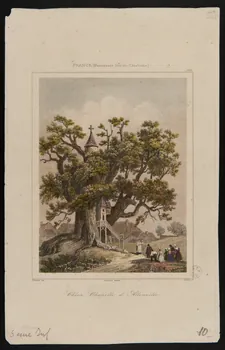 Cholet ; Victor Danvin ; Lemaitre illustration Chène Chapelle d'Allouville 1825-1835 1944.2.142 Photo