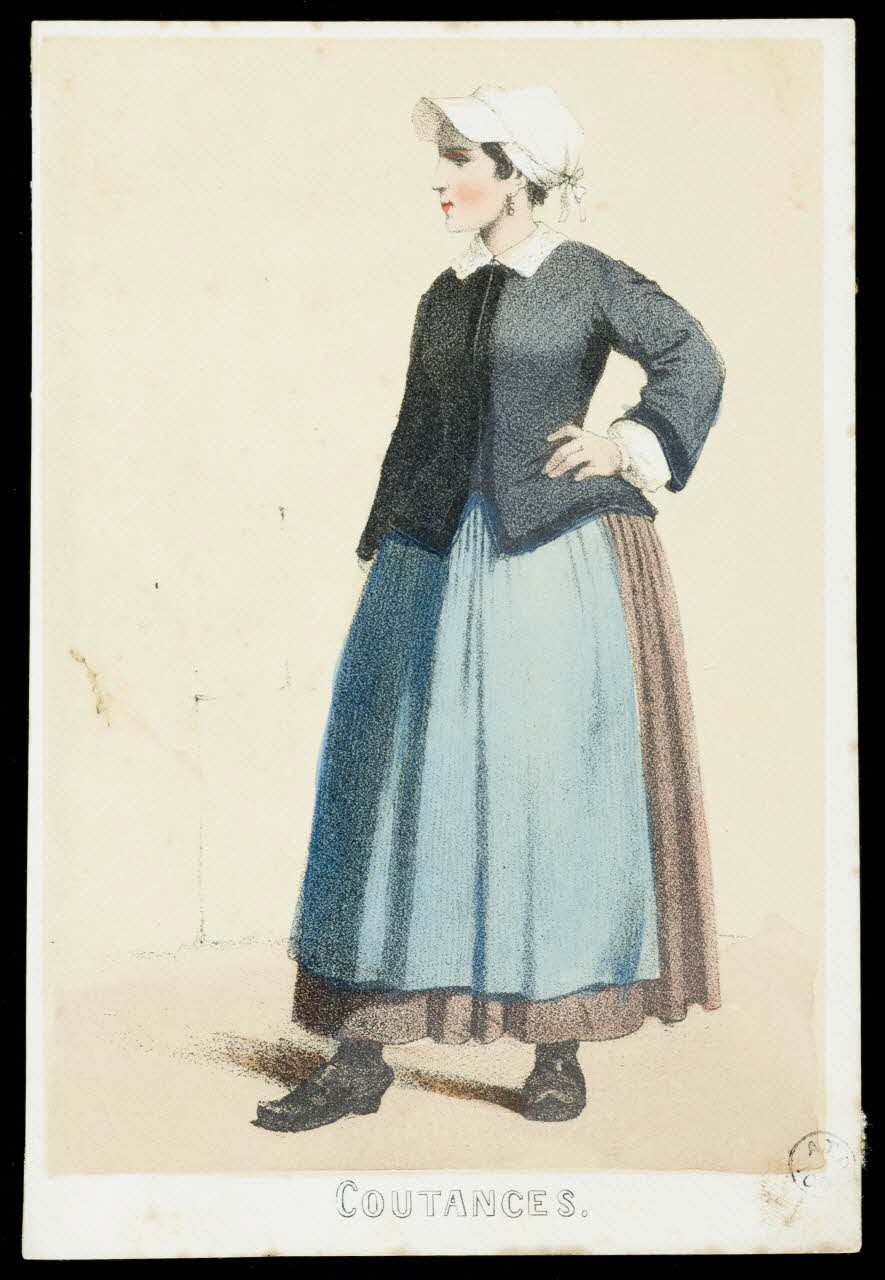 Maurice C. élément d'ensemble COUTANCES. 1845-1855 1944.2.15 Photo