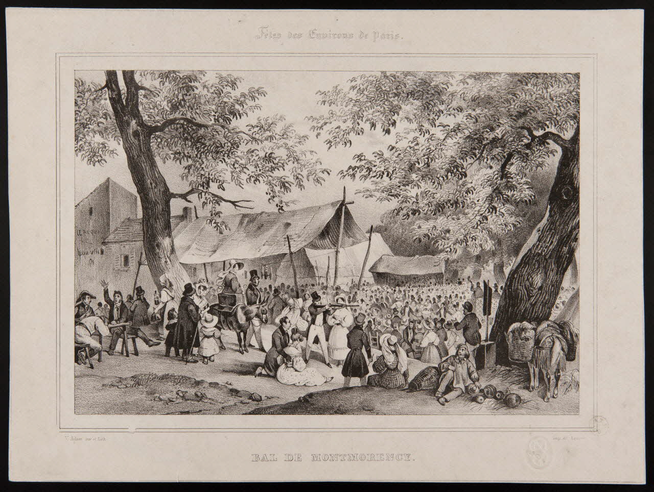 Victor Adam estampe Bal de Montmorency 1824-1834 1944.2.163 Photo