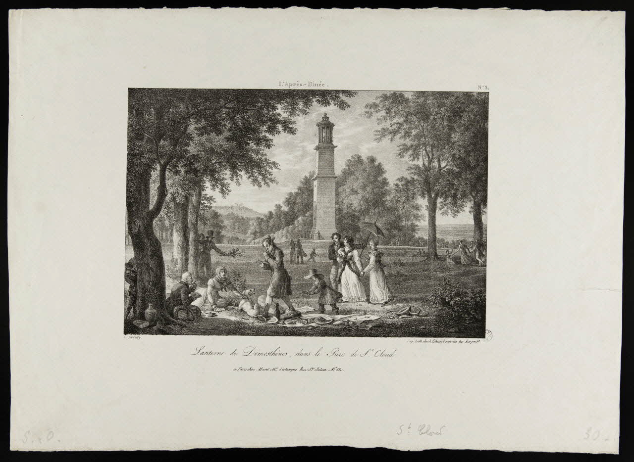 estampe Lanterne de Demosthènes, dans le Parc de St Cloud 1944.2.168 Photo