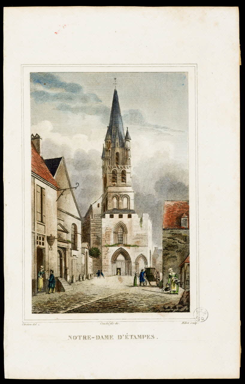 estampe NOTRE-DAME D'ETAMPES. 1944.2.171 Photo