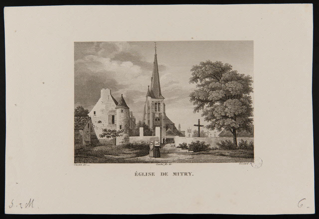 Christophe Civeton ; Gossard estampe EGLISE DE MITRY. 1823-1833 1944.2.172 Photo
