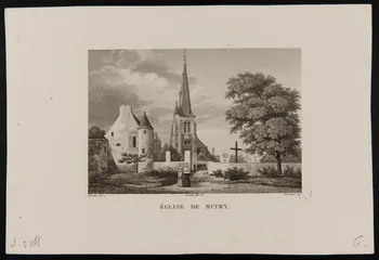 Christophe Civeton ; Gossard estampe EGLISE DE MITRY. 1823-1833 1944.2.172 Photo