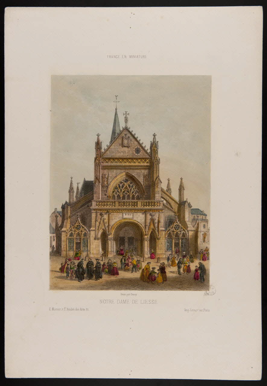 Isidore Laurent Deroy ; Morier estampe NOTRE DAME DE LIESSE. Paris 1861-1872 1944.2.175 Photo