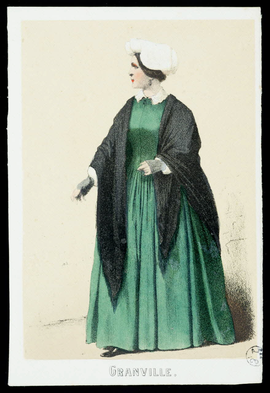 Maurice C. élément d'ensemble Femme en costume de Granville 1845-1855 1944.2.18 Photo