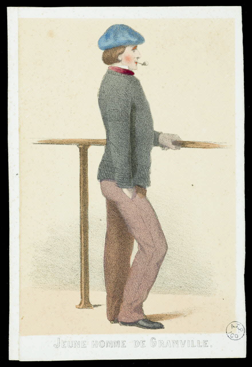 Maurice C. élément d'ensemble JEUNE HOMME DE GRANVILLE. 1845-1855 1944.2.19 Photo