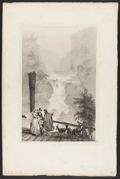 Joly Alexis Victor ; Victor Adam ; Godefroy Engelmann estampe Perte du Rhône. 1825 1944.2.193 Photo