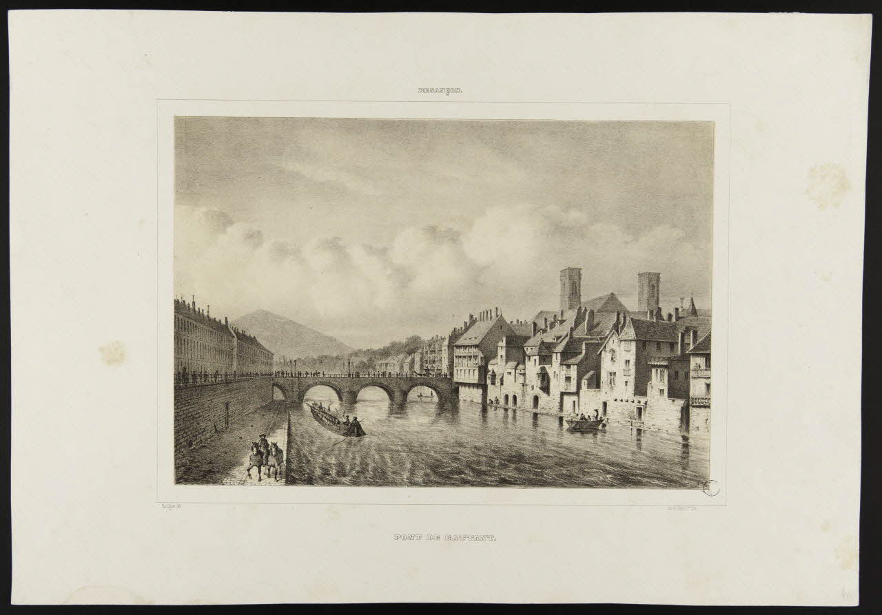 estampe BESANCON  PONT DE BATTANT. 1944.2.194 Photo