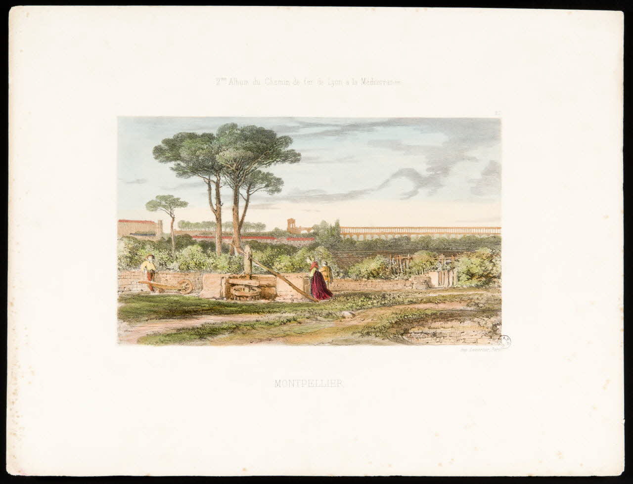 estampe MONTPELLIER. Paris 1850-1860 1944.2.201 Photo