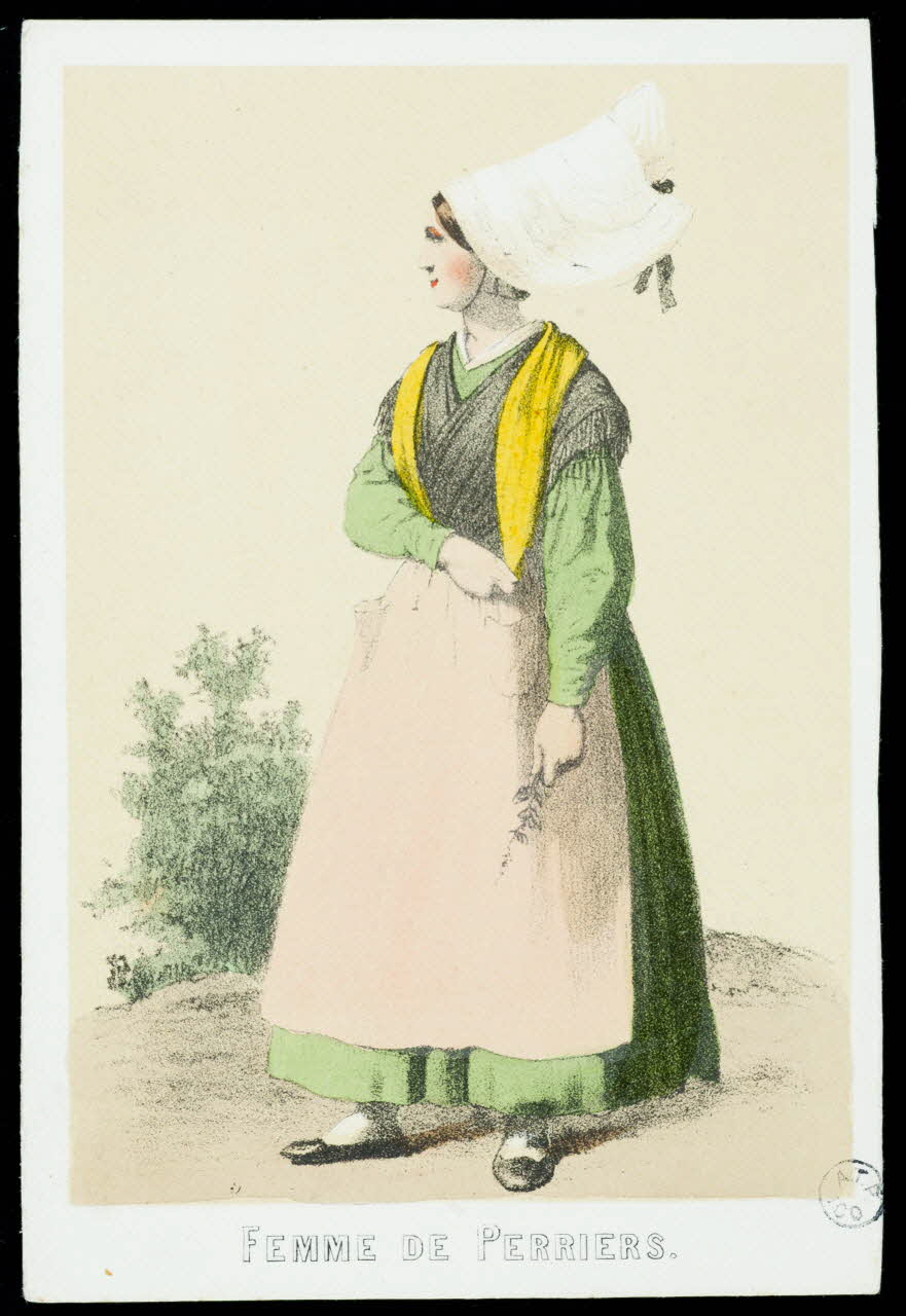 Maurice C. élément d'ensemble FEMME DE PERRIERS. 1845-1855 1944.2.21 Photo