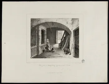 Despois André Jean Antoine ; Noel aîné et Cie estampe Vue prise à Saint-Peray département de l'Ardèche. Paris 1820-1830 1944.2.212  Photo