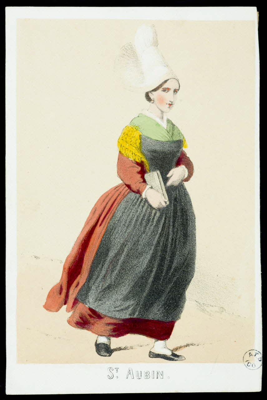 Maurice C. élément d'ensemble ST. AUBIN. 1845-1855 1944.2.23 Photo