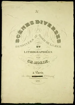 Mozin Charles Louis ; Georges J. Frey estampe Couverture d'un recueil d'estampes Paris 1828 1944.2.244 Photo