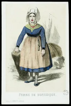 F. Sinnett élément d'ensemble FEMME DE DUNKERQUE. 1845-1855 1944.2.26  Photo