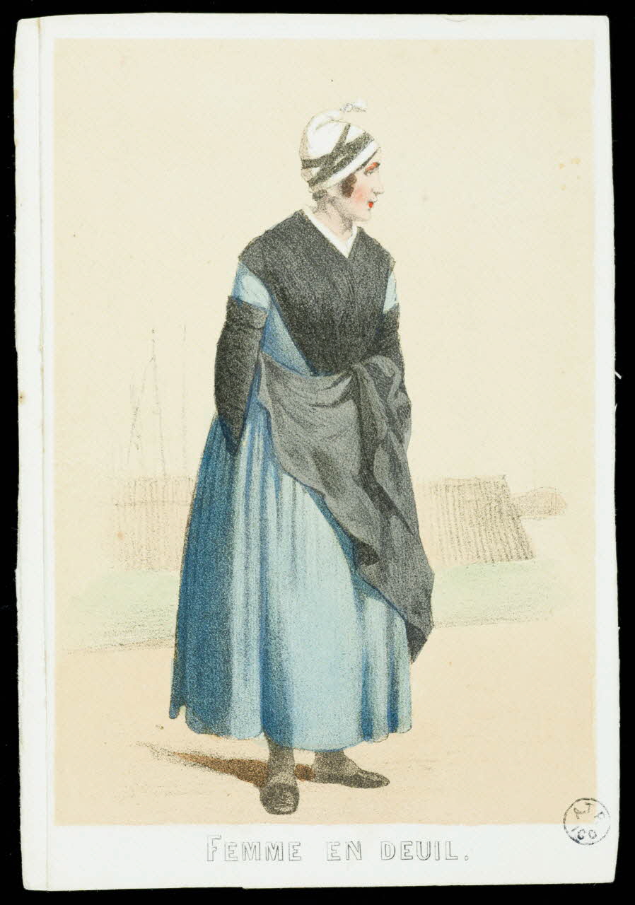 Maurice C. élément d'ensemble FEMME EN DEUIL. 1845-1855 1944.2.33 Photo