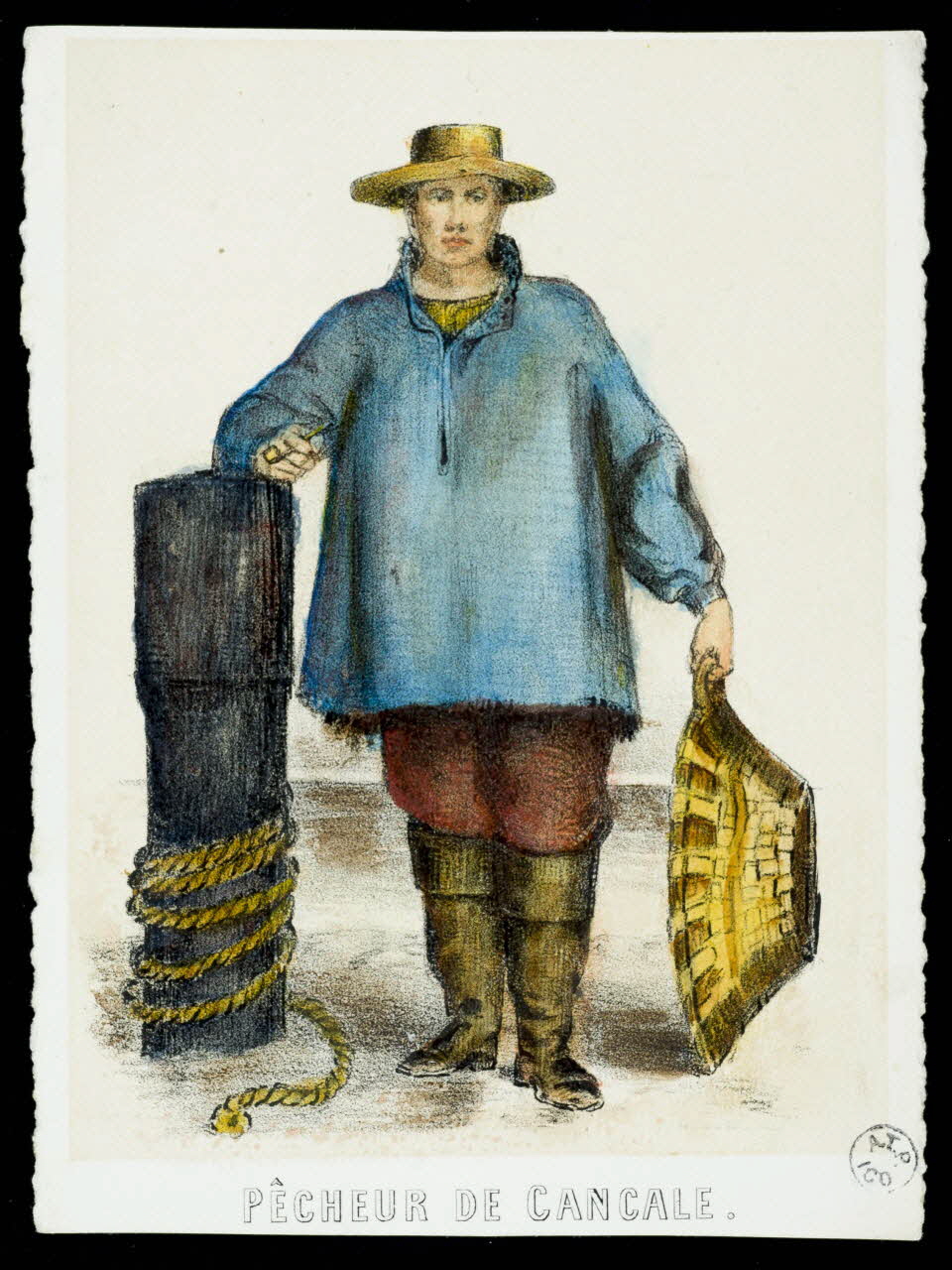 élément d'ensemble PÊCHEUR DE CANCALE. 1845-1855 1944.2.37 Photo